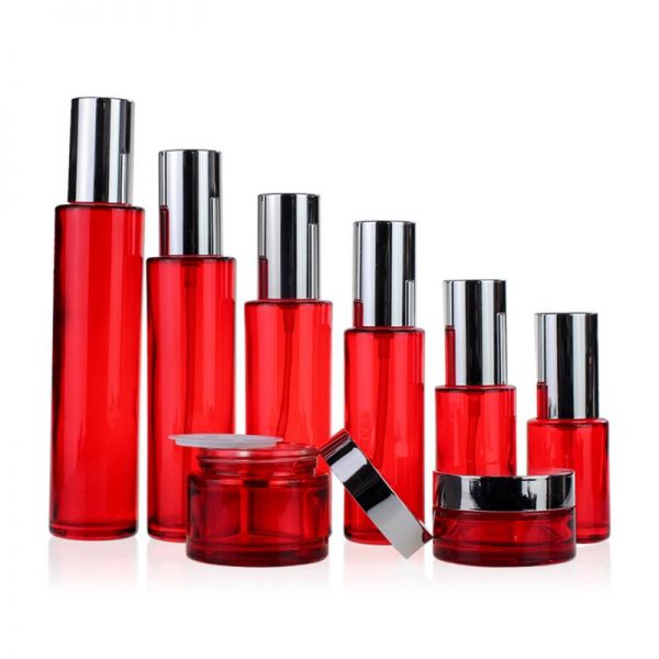 Red Portable Lotion Bottle Travel Set Cosmetic Bottle-LZGZPH2009 - Image 1