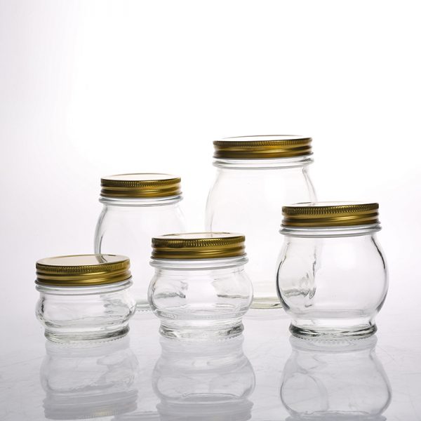 Glass Storage Jarbottle with Tinplate Lid-LZXZHF1013 - Image 1