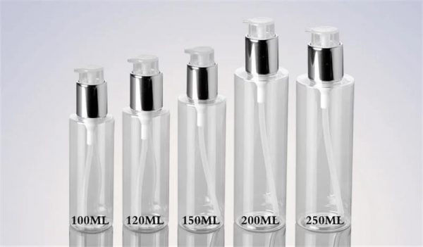 .jpg Sliver Pump Transparent Cosmetic PET Bottle-LZGZXM1010 - Image 1
