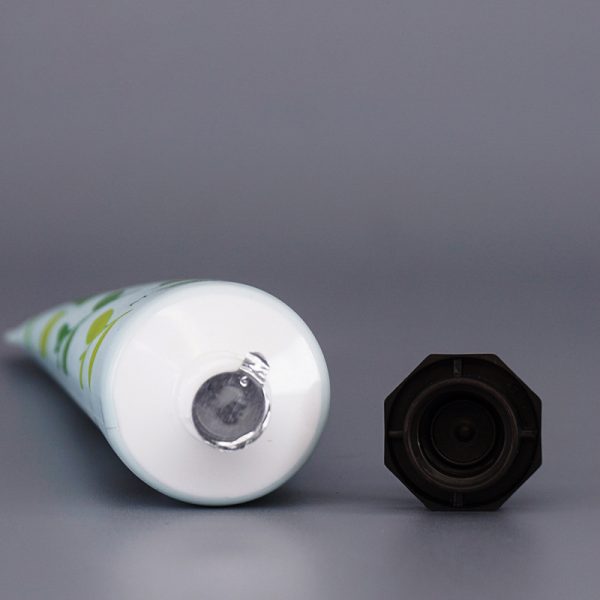 Hand cream hose octagonal cap aluminum plastic tube - Image 1