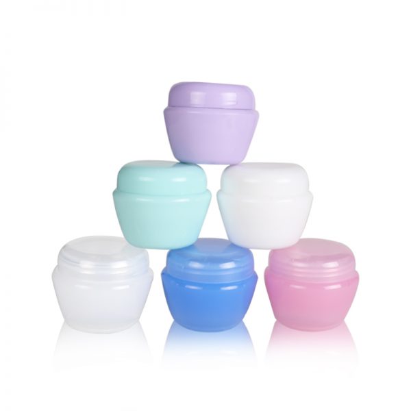 10 (1) Mushroom Shape Recyclable Plastic Cream Jar-LZNBLW2016 - Image 1