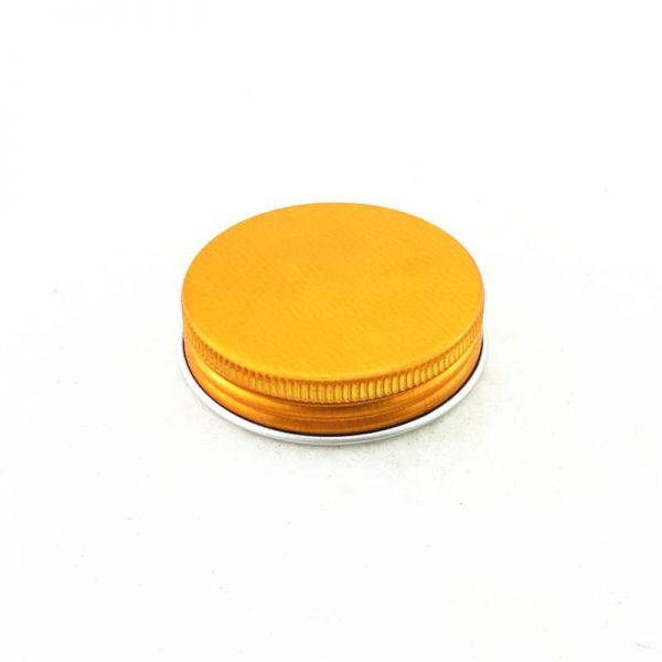 10 (1) Orange Medicine Cap PET Bottle Aluminium Cap - Image 1