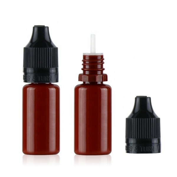 Brown Empty Plastic E-liquid Bottle-LZZJST3007 - Image 1