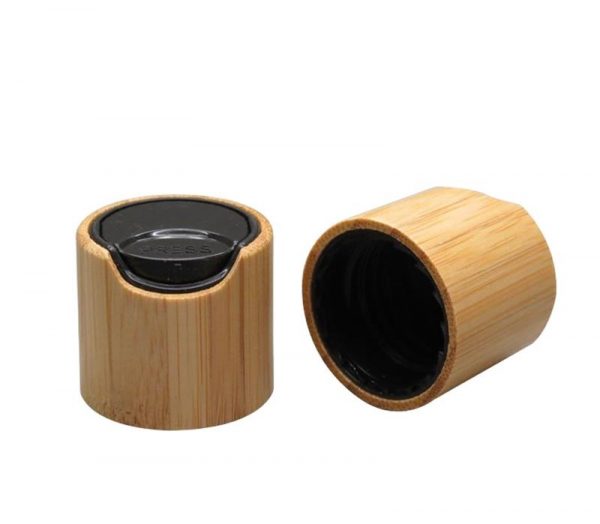 10 (2) Natural Bamboo Disc Top Cap - Image 1