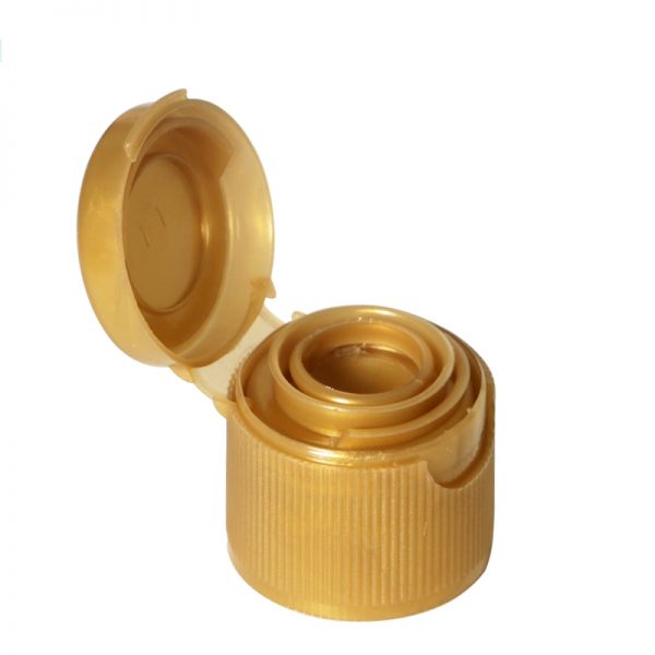 Non Spill Feature Plastic Flip Top Cap for Liquid Sauce - Image 1