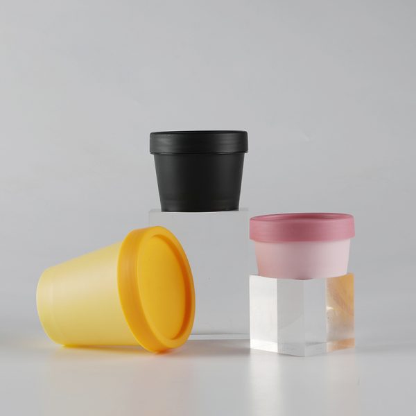 PP Plastic Colorful Face Cream Mask Jar-LZNBLW2011 - Image 1