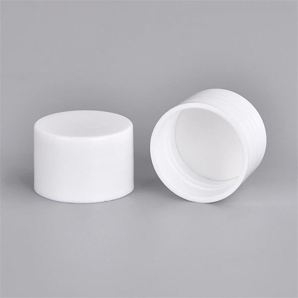 10 (3) Food Grade Cream Packing White Jar Screw Lid - Image 1