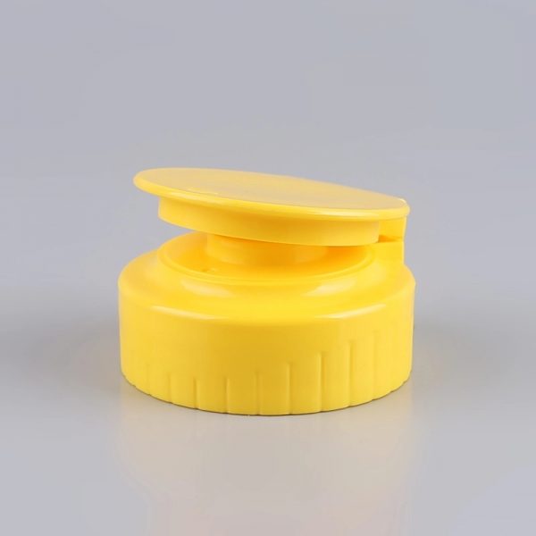 Plastic Flip Top Cap for Shampoo Bottle - Image 1