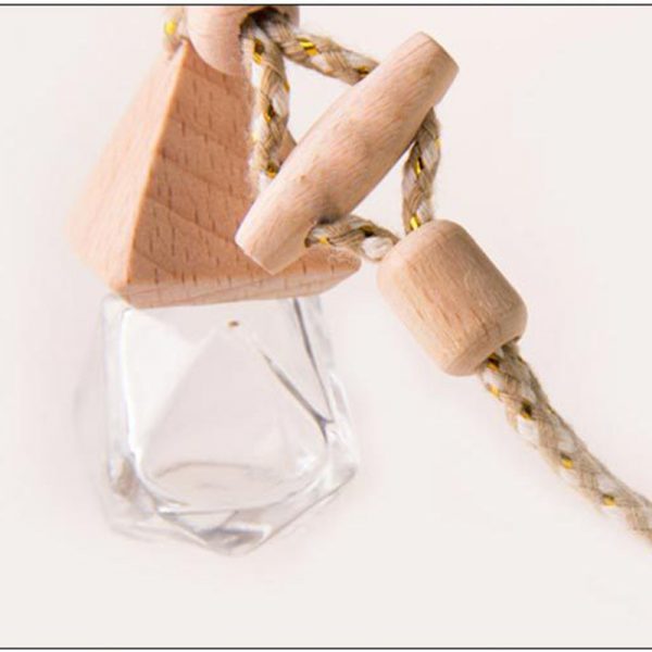 Rhombus car hanging perfume bottle - Image 1