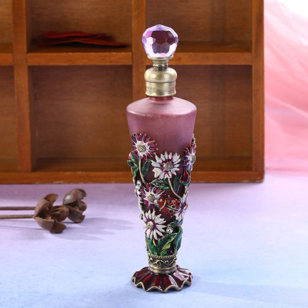 Daisy pattern conical perfume bottle - Image 1
