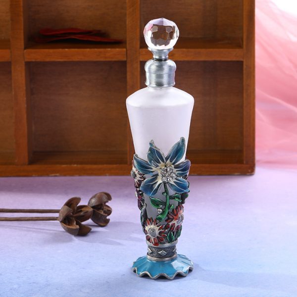主图_3 Orchid pattern conical essential bottle - Image 1