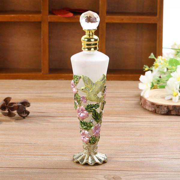 主图_3 Hummingbird pattern conical perfume bottle - Image 1