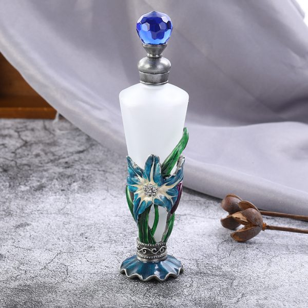 主图_4 Orchid pattern conical perfume bottle - Image 1