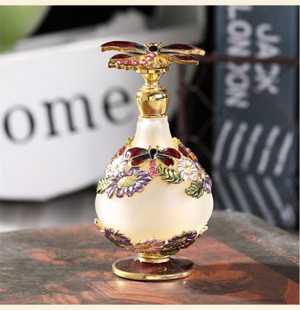 详情图_12 Sunflower pattern dragonfly perfume bottle - Image 1